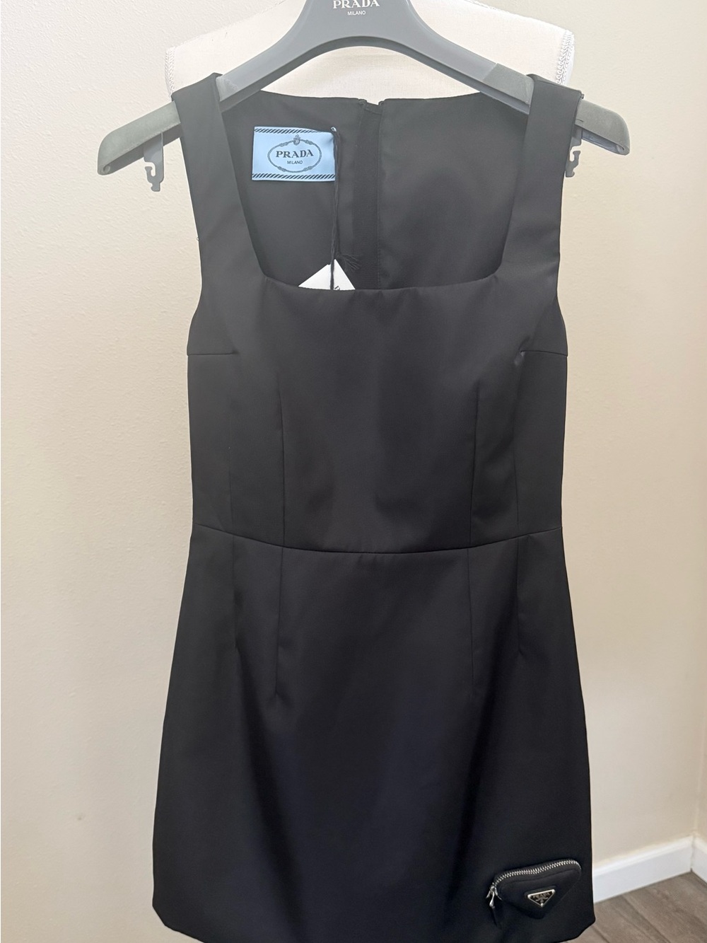 Prada Re-Nylon Black Sheath Dress - NWT - Size 36S